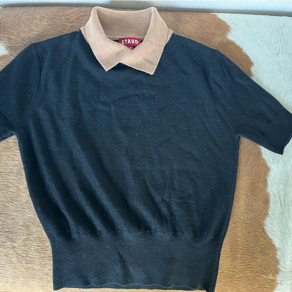 STAUD polo sweater XS
